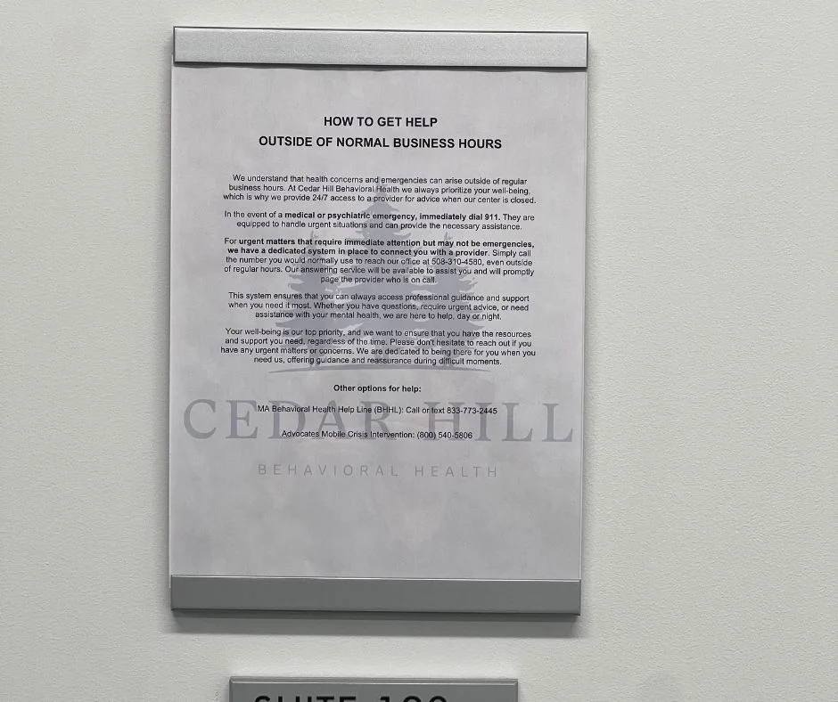 Cedar Hill Behavioral Health